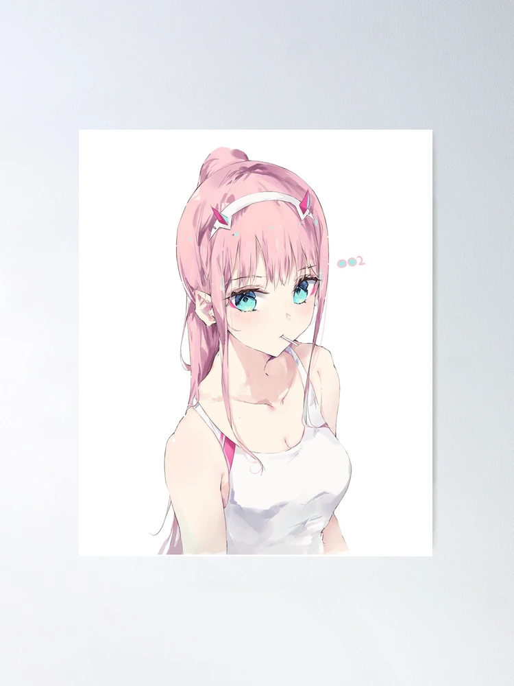 Darling In The Franxx Zero Two Darling In The Franxx Anime Girls Pink Hair  Matte Finish Poster Paper Print - Animation & Cartoons posters in India -  Buy art, film, design, movie