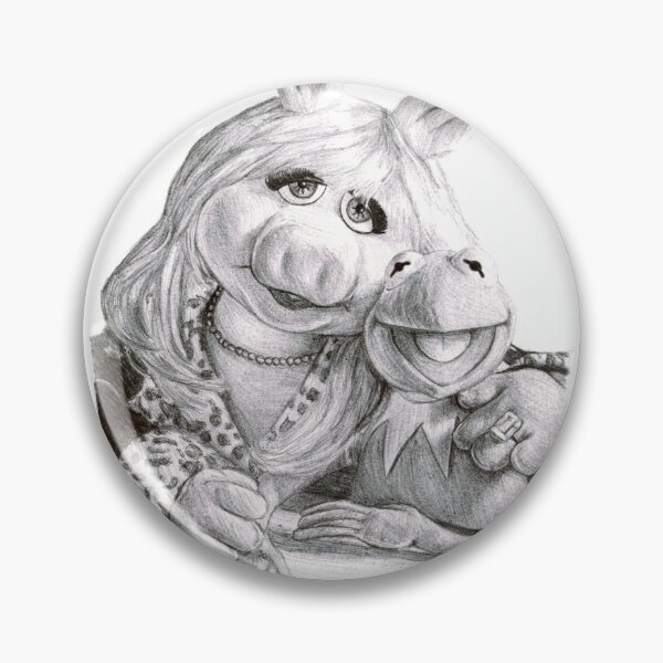Item preview, Kermit and Miss Piggy - Ballpoint Pen designed and sold by Krystle Hickman Art.