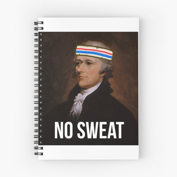 Item preview, No Sweat - Inspired by Hamilton - sweatband designed and sold by tziggles.