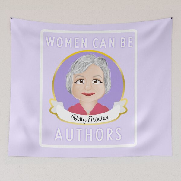 Item preview, Betty Friedan - Women Empowerment designed and sold by sophloafstudios.