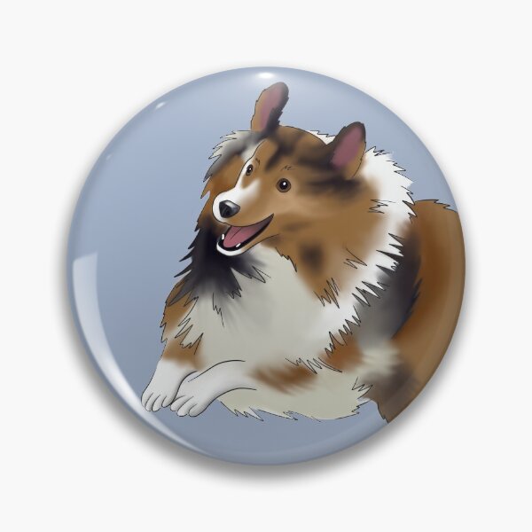 Item preview, Cute Sheltie Jumpling, Shetland Sheepdog designed and sold by ElysianCreation.