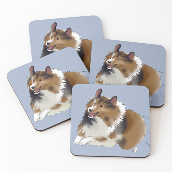 Item preview, Cute Sheltie Jumpling, Shetland Sheepdog designed and sold by ElysianCreation.