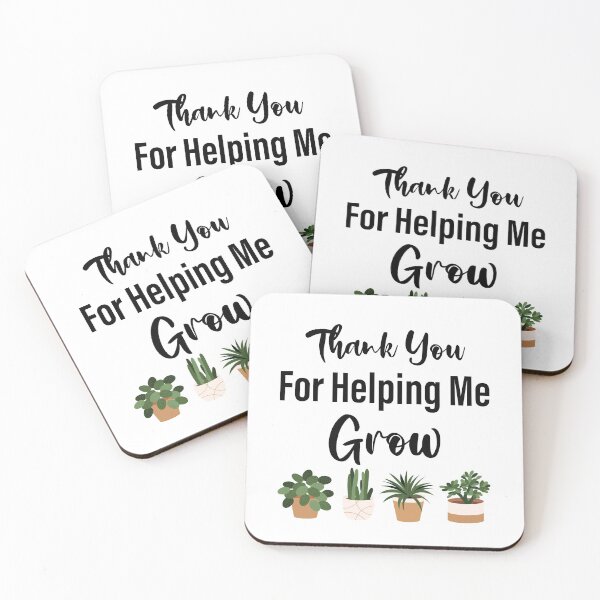 Item preview, Thanks For Helping Me Grow | Teacher Appreciation Gift | Thank You For Helping Me Grow designed and sold by NewDayDesigns.