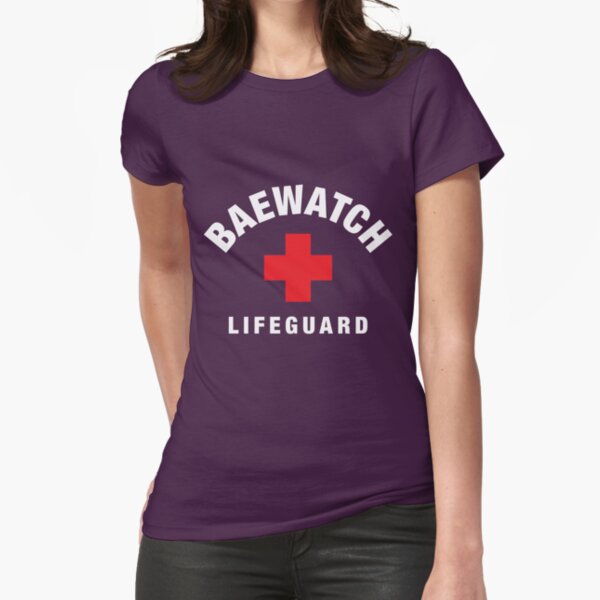 Baewatch Lifeguard Fitted T-Shirt