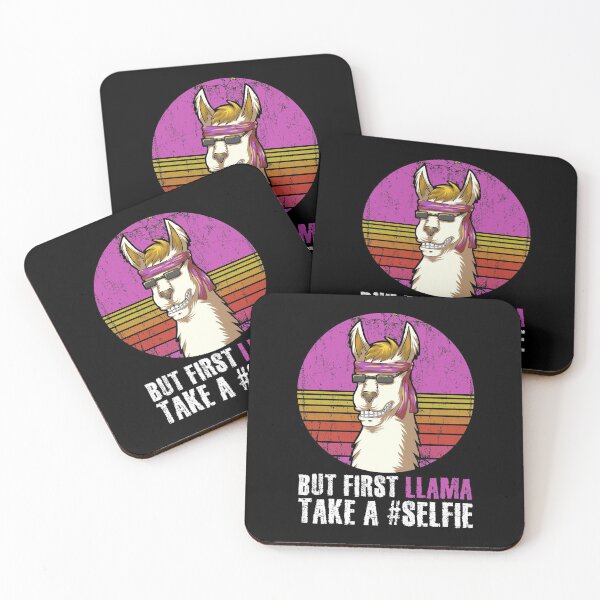 Item preview, But First Llama Take A Selfie | Influencer LLama designed and sold by Petra Becker.