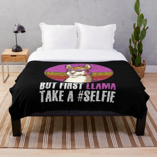 Item preview, But First Llama Take A Selfie | Influencer LLama designed and sold by Petra Becker.