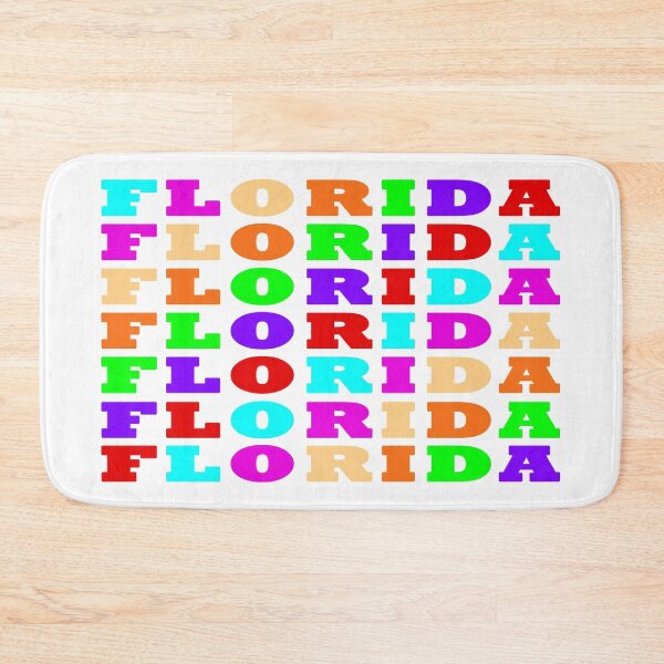 Item preview, FLORIDA in multi-colors on white designed and sold by collingalanos80.