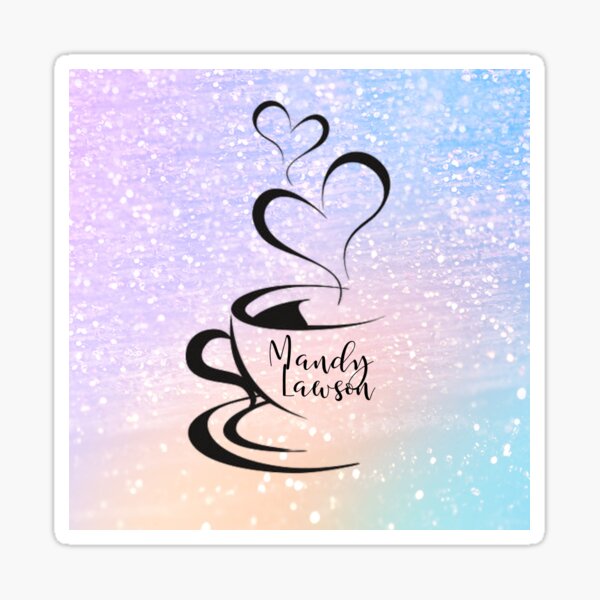 Mandy Logo Rainbow Sticker