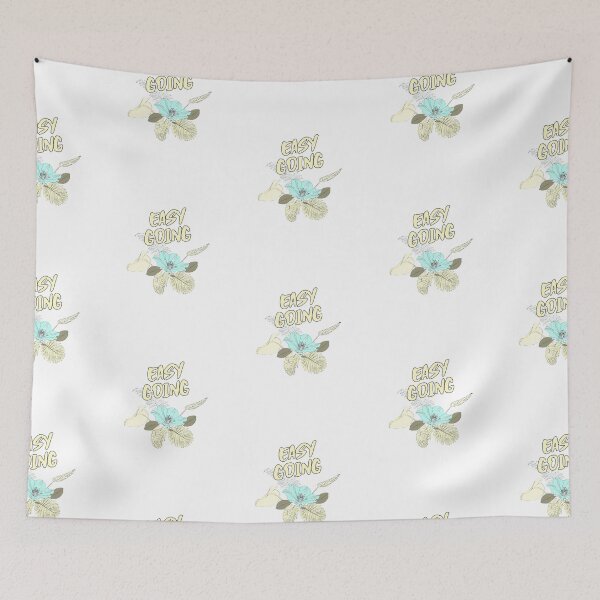 Item preview, EASY GOING. Beautifully designed Flower bouquet with cute quote. designed and sold by FOODIESART.