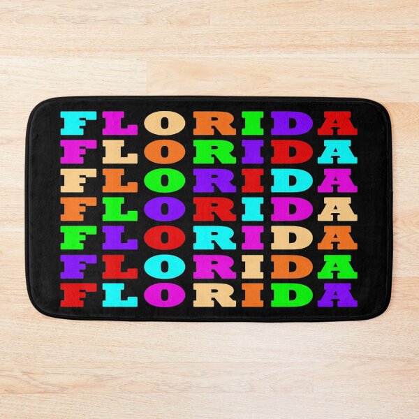 Item preview, FLORIDA in multi-colors on black designed and sold by collingalanos80.