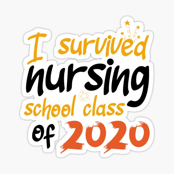Item preview, I survived nursing school class of 2020 designed and sold by AkerArt.