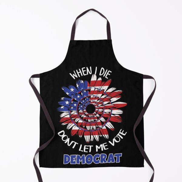 Item preview, When I Die Don'Let Me Vote Democrat, Sunflower American Flag designed and sold by orangeblue21.