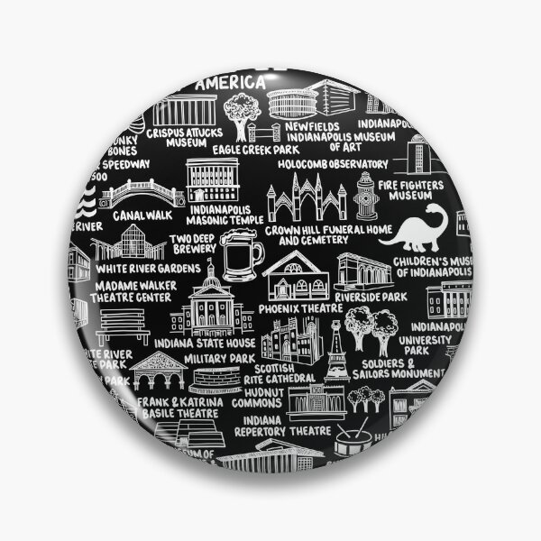 Item preview, Indianapolis Indiana  designed and sold by fiberandgloss.