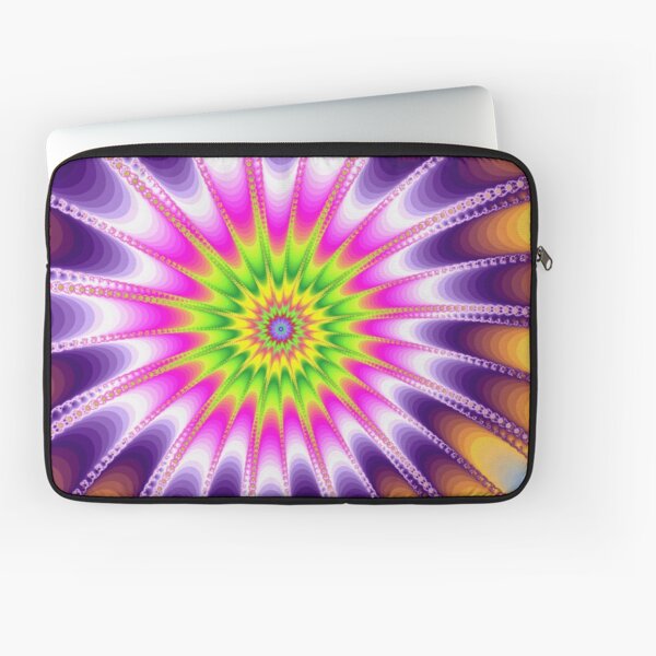 Fraktal Violet Laptoptasche