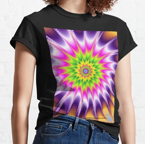 Fraktal Violet Classic T-Shirt