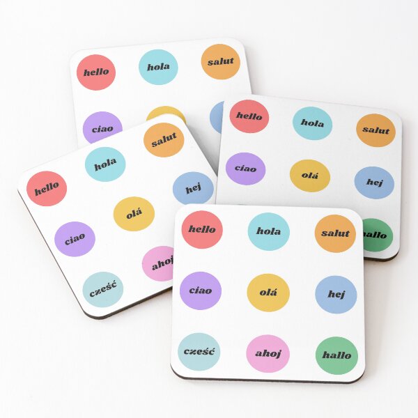 Item preview, Hello in 9 languages designed and sold by Inspirationmotivation.
