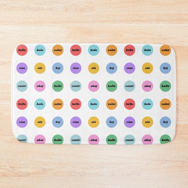 Item preview, Hello in 9 languages designed and sold by Inspirationmotivation.