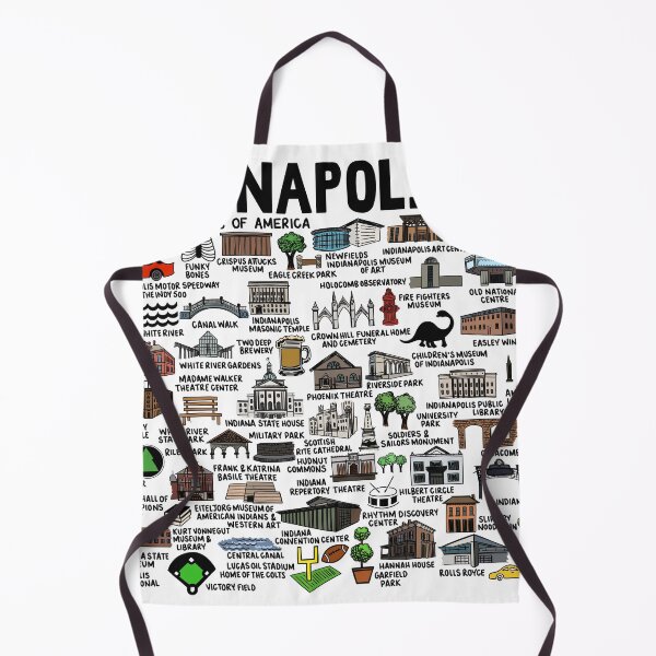 Item preview, Indianapolis Indiana designed and sold by fiberandgloss.