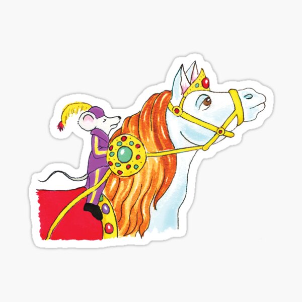 Item preview, "King Leo’s Mouse on Palace Horse" designed and sold by gigiamal.