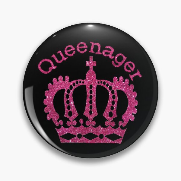 Item preview, The Official Queenager. Crowned Queenager. Humorous designed and sold by luvmhykdesigns.