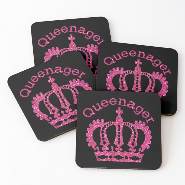 Item preview, The Official Queenager. Crowned Queenager. Humorous designed and sold by luvmhykdesigns.