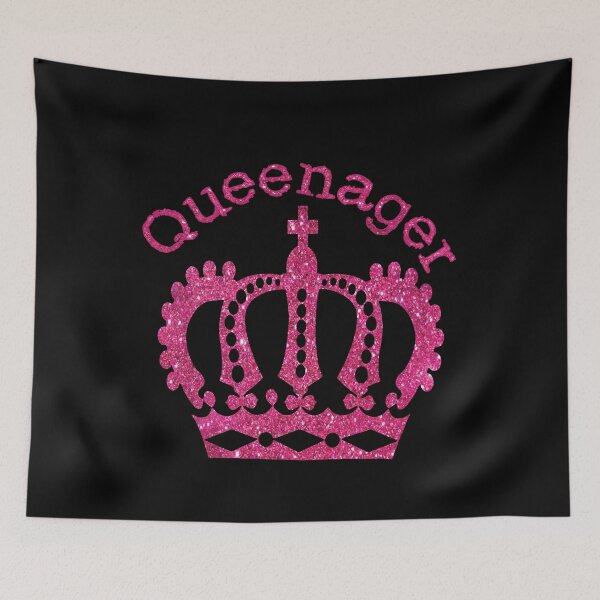 Item preview, The Official Queenager. Crowned Queenager. Humorous designed and sold by luvmhykdesigns.