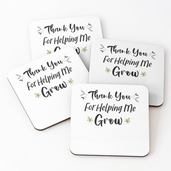 Item preview, Thanks For Helping Me Grow | Teacher Appreciation Gift | Thank You For Helping Me Grow designed and sold by NewDayDesigns.