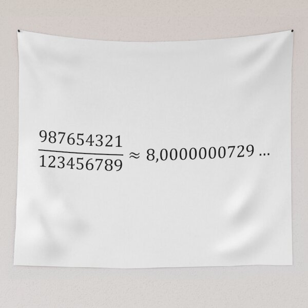 Item preview, a beautiful approximation of the number 8 designed and sold by NoetherSym.
