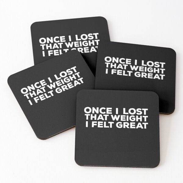 Item preview, Once I Felt That Weight I Felt Great Fitness Quote designed and sold by AritraSur.
