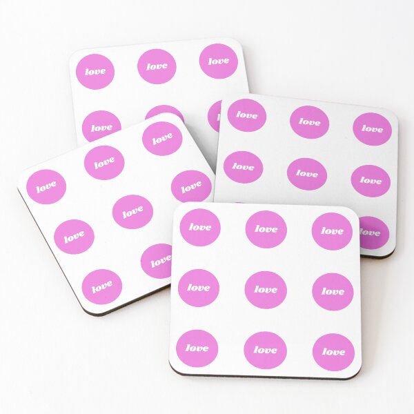 Item preview, Love sticker pack pink designed and sold by Inspirationmotivation.