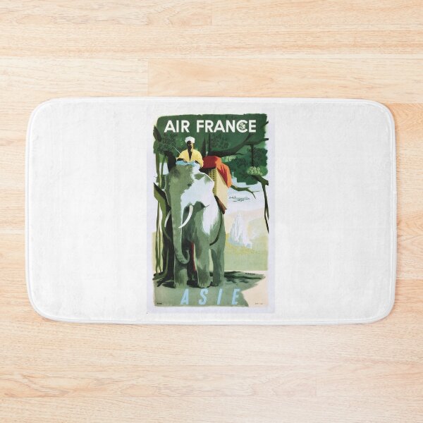 Item preview, 1950 ASIA Air France Travel Poster designed and sold by retrographics.