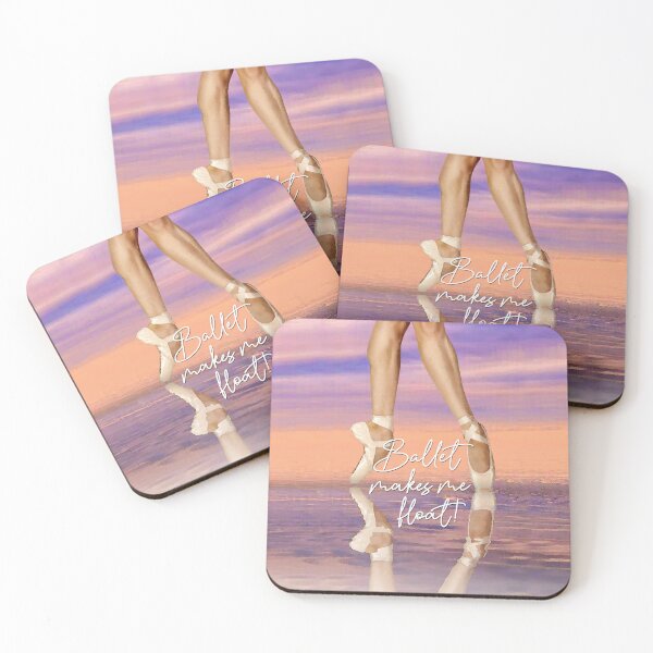Item preview, Ballet makes me float - on pointe on water reflection designed and sold by KoolDsignsDANCE.