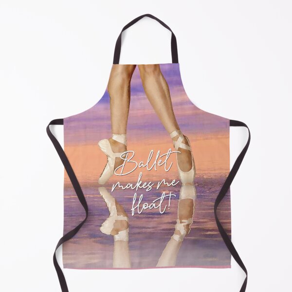 Item preview, Ballet makes me float - on pointe on water reflection designed and sold by KoolDsignsDANCE.