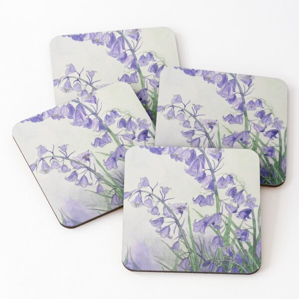 Item preview, Bluebells watercolour painting  designed and sold by esvb.