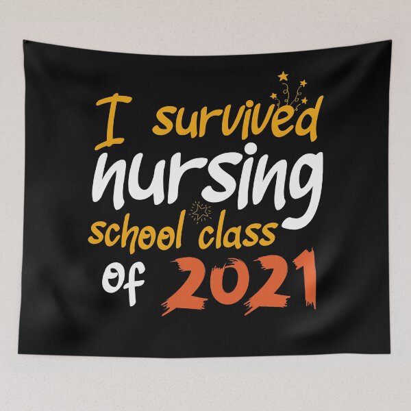 Item preview, I survived nursing school class of 2021 designed and sold by AkerArt.