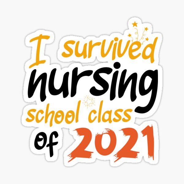 Item preview, I survived nursing school class of 2021 designed and sold by AkerArt.