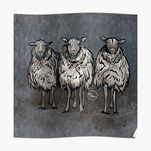 Mouton Wall Art Redbubble