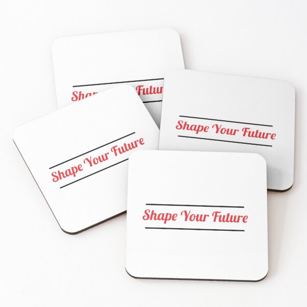 Item preview, Shape your future RED designed and sold by Quotes-Kalemat.