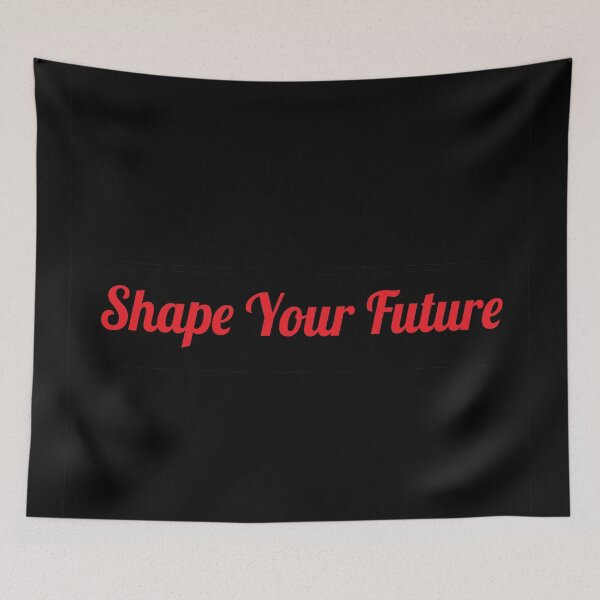 Item preview, Shape your future RED designed and sold by Quotes-Kalemat.