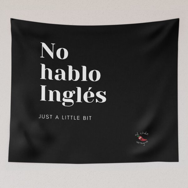 Item preview, No hablo inglés designed and sold by alchiledesigns.