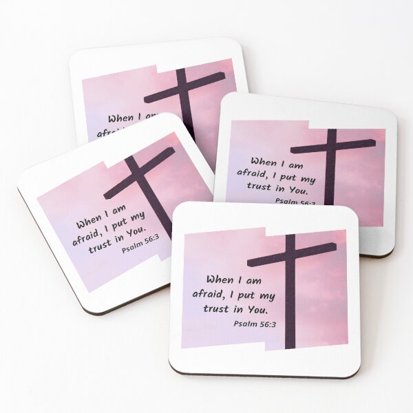 Item preview, When I am Afraid, I Put My Trust in You - Bible Verse - Psalms designed and sold by ittybittyowl.