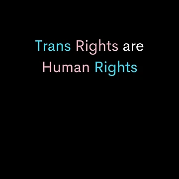 Artwork thumbnail, Trans Rights Are Human Rights by CS Cairo