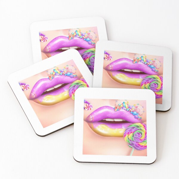 Item preview, Multicolor Candy Lollipop Lips designed and sold by BuggingOut.