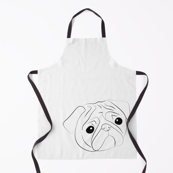 Item preview, Sketch of pug-dog designed and sold by Aenota.