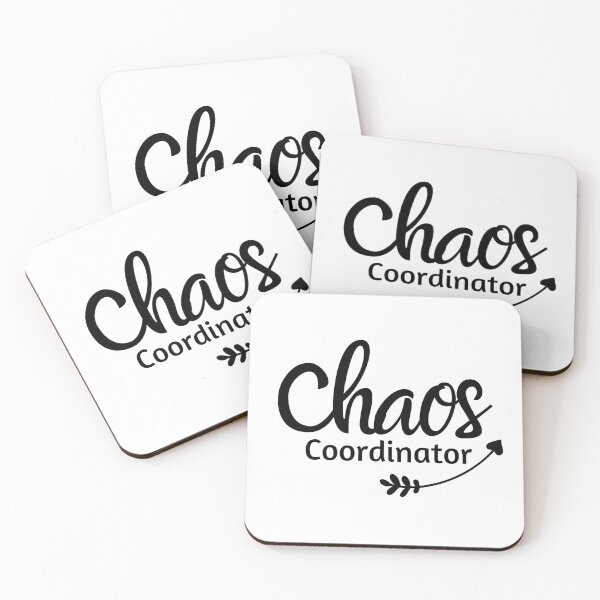 Item preview, 'Chaos Coordinator" for Moms, Teachers, principal, Parents, Grandparents, boss,  etc designed and sold by CottonKandyShop.