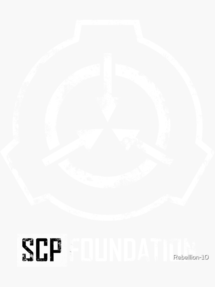 SCP Logo 2 Inch Black on Transparent Bg Die-cut Vinyl 