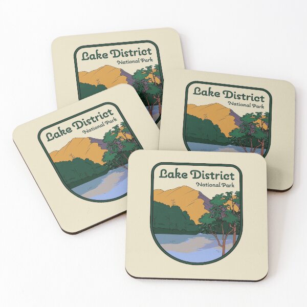 Item preview, Lake District National Park UK Traditional Illustrated Badge designed and sold by BexGrimwood.