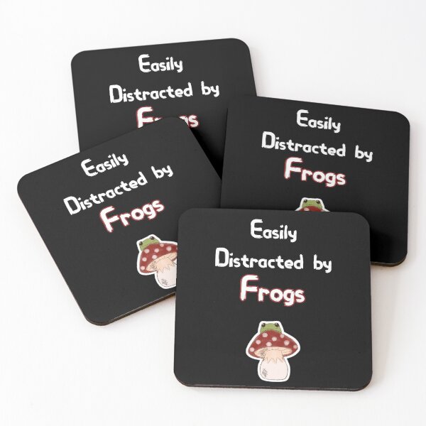 Item preview, Distracted by frogs, White theme designed and sold by Taj Shop.