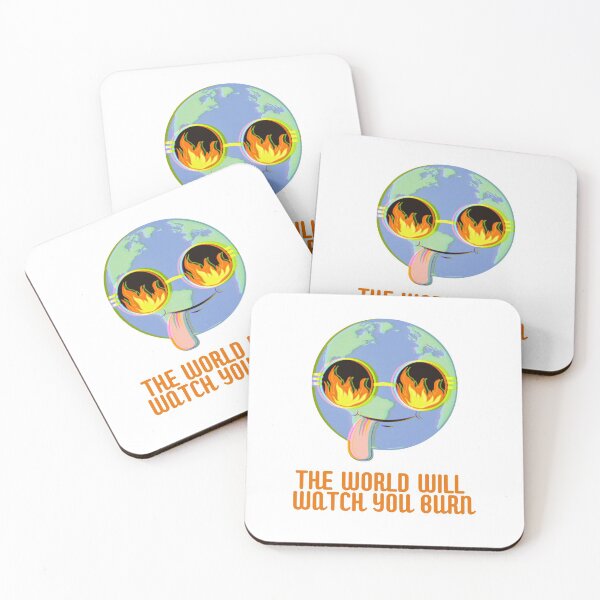 Item preview, THE WORLD WILL WATCH YOU BURN  designed and sold by The Cosmic Turtle.
