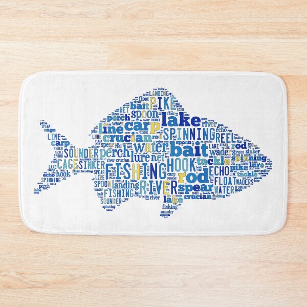 Item preview, Fishing Tag Cloud  designed and sold by Aenota.